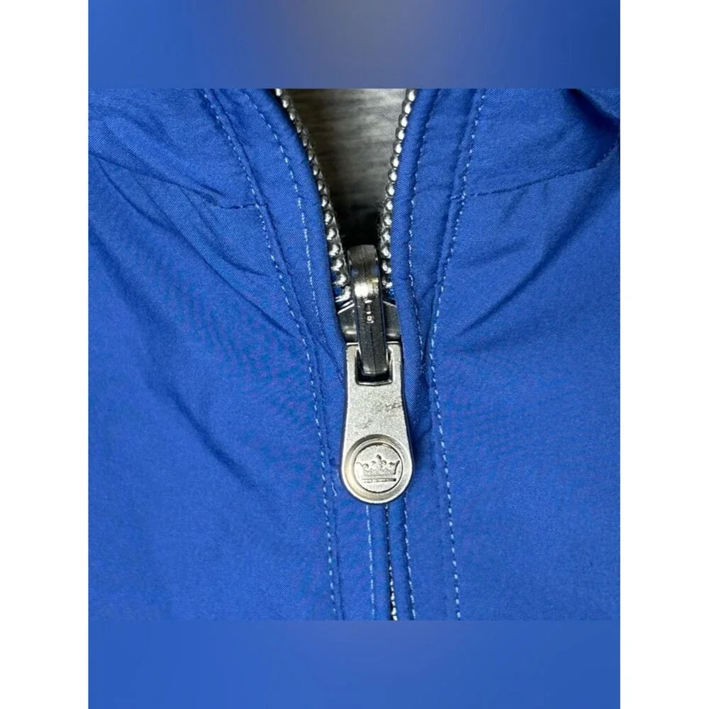 NEW Peter Millar Crown Blue Gray Reversible Full Zip Golf Vest Men’s Size XL